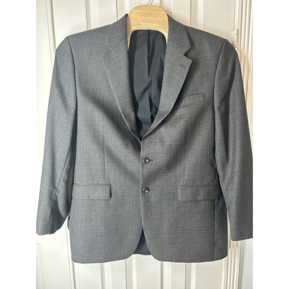 Ralph Lauren Mens 42R Blazer Sport Coat Jacket Wool 2-Button Houndstooth
